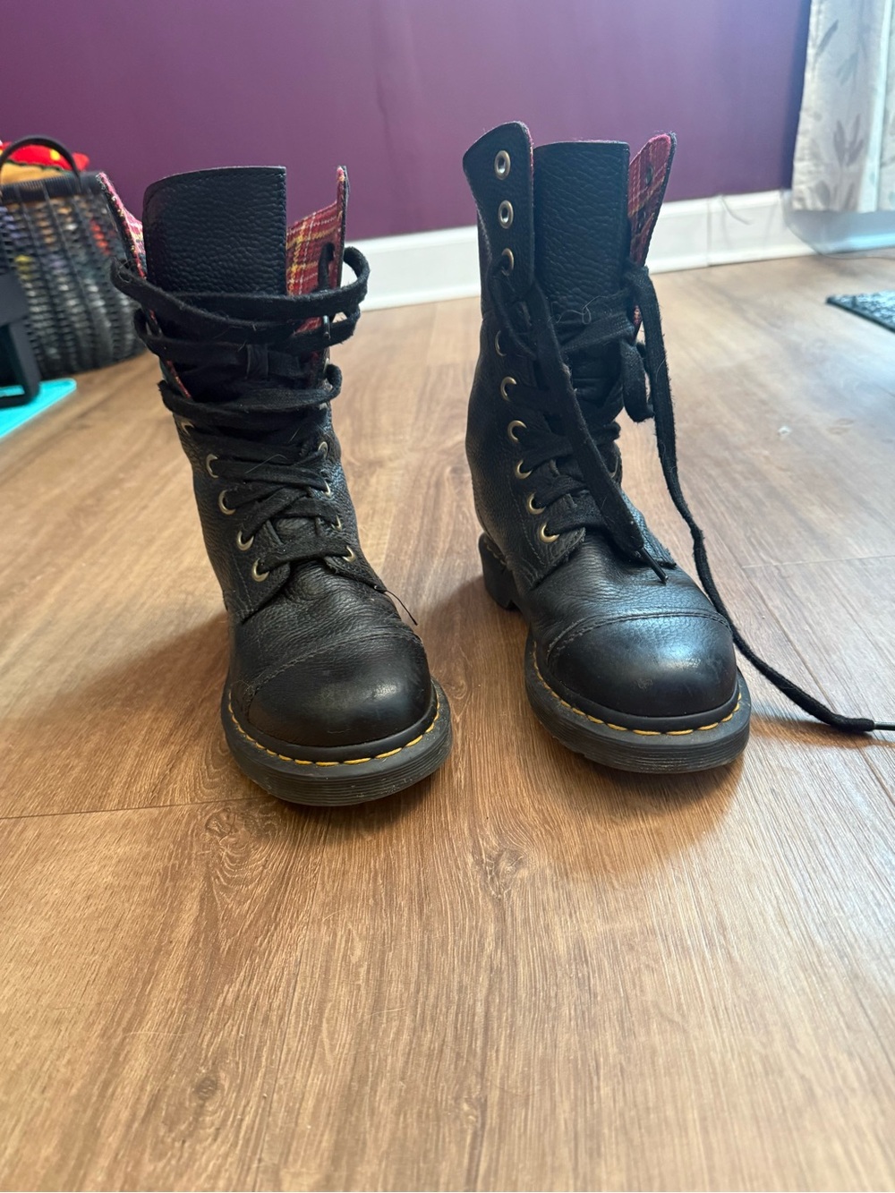 DR MARTENS AIMILITA
WOMENS LEATHER TALL
BOOT